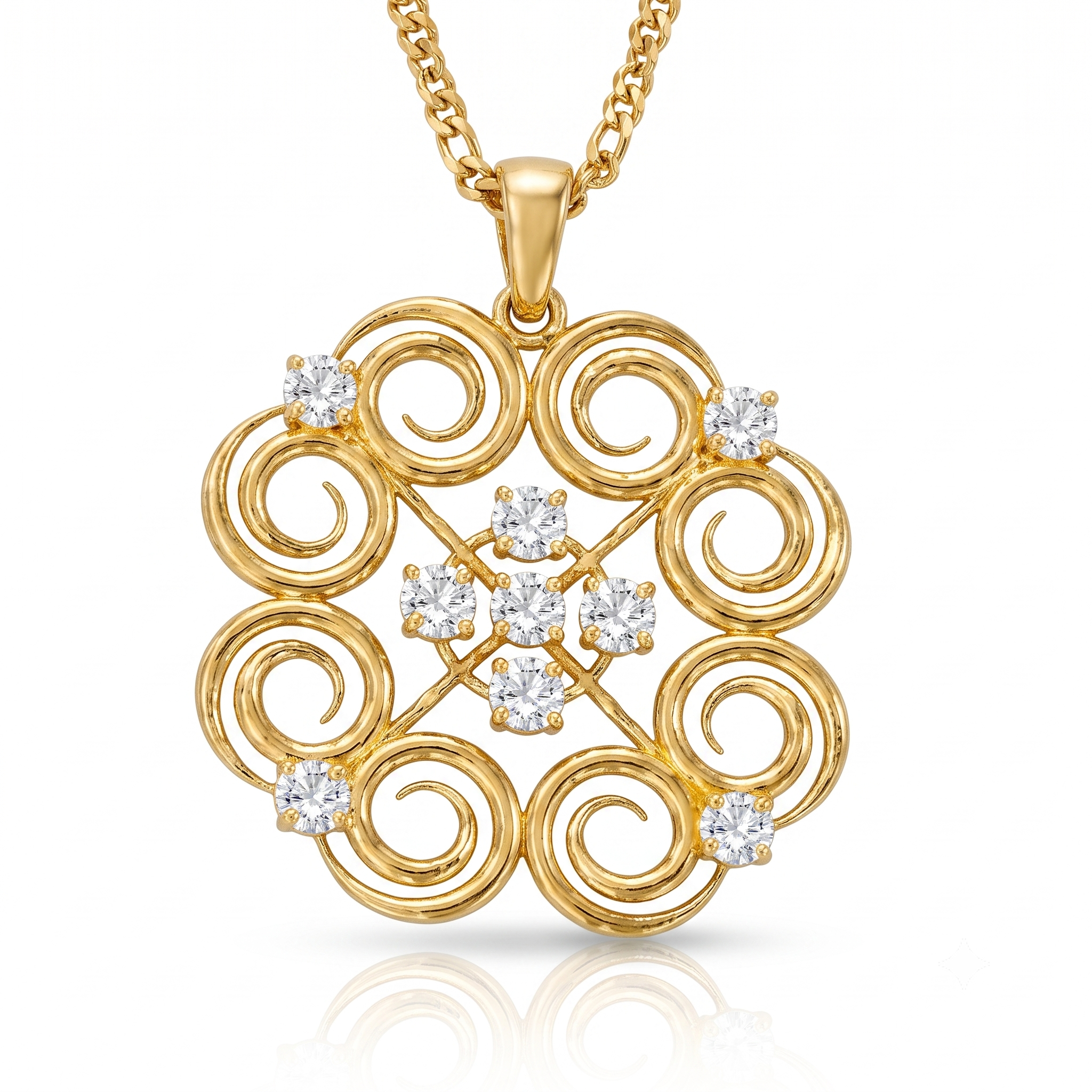 Golden Spiral Medallion