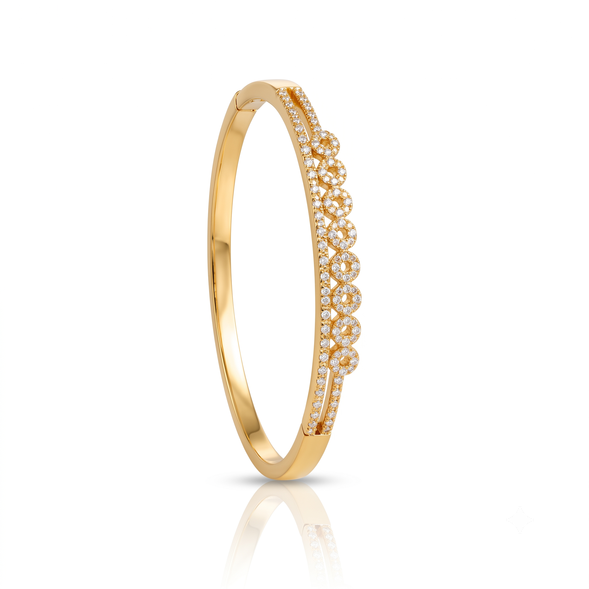 The Aurelia Diamond Bangle