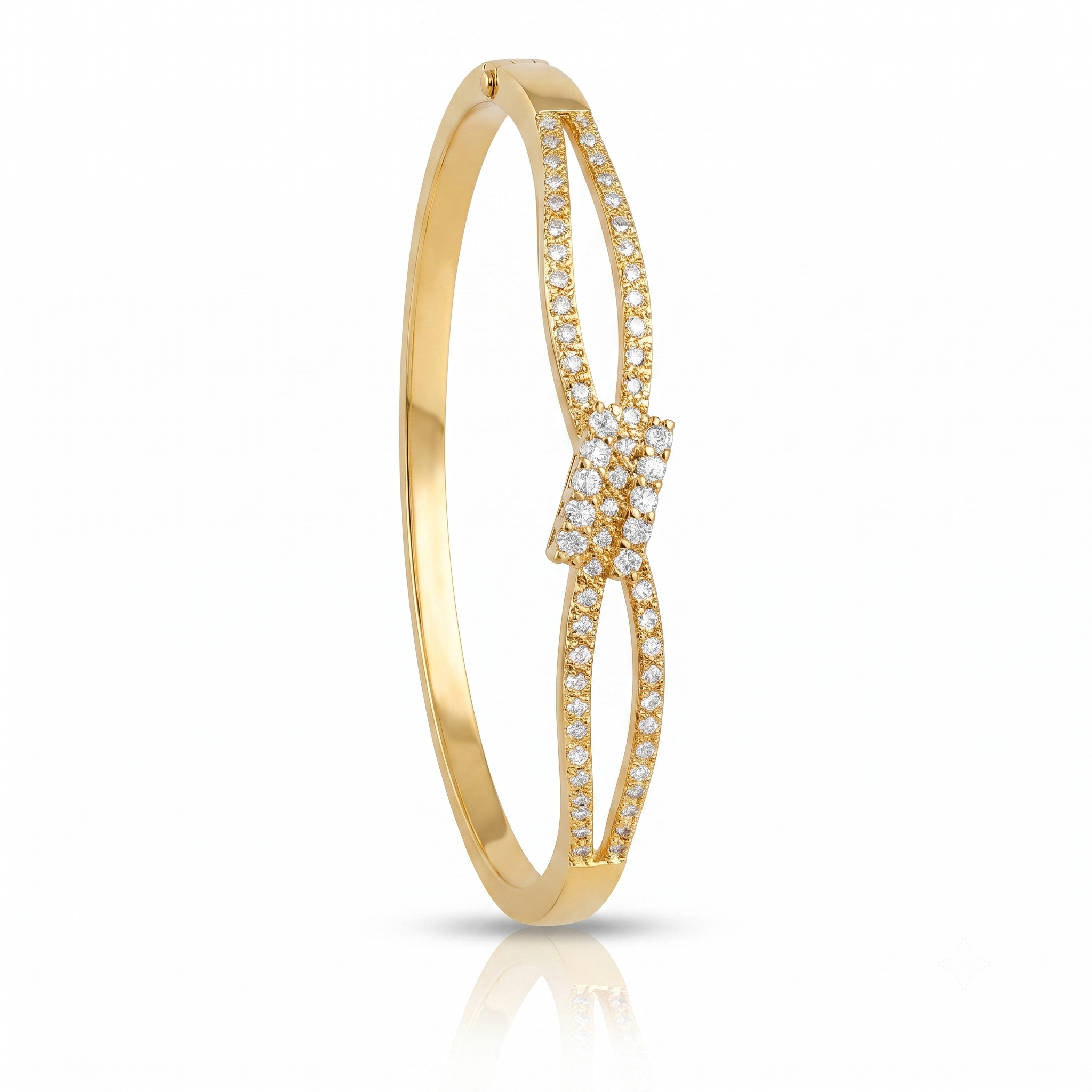Stella Pave Intertwined Bangle