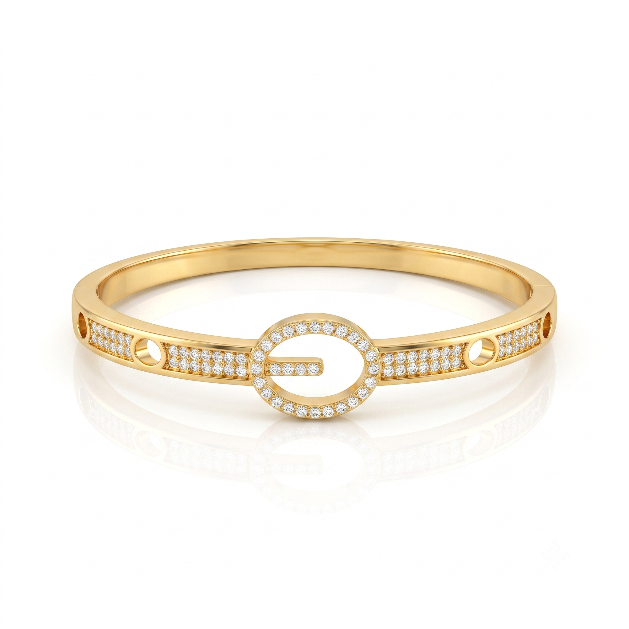 Iconic G Diamond Bangle